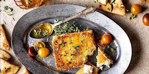 Primaire afbeelding van UBS IN PERSON Cooking Class: Greek Fried Feta with Honey