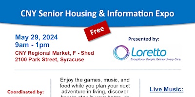 Imagem principal de CNY Senior Housing & Information Expo - Attendee Registration