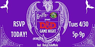 Imagen principal de D&D Game Night feat. HolyChileMole