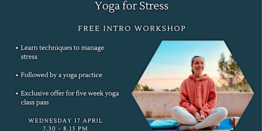 Yoga for stress - free intro workshop primary image