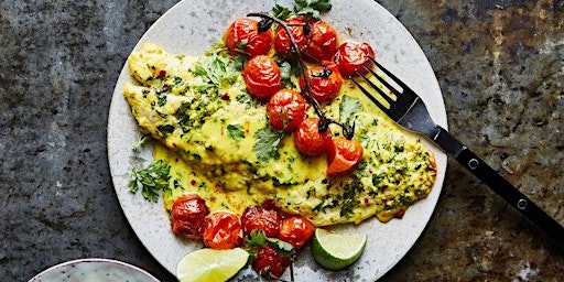 Imagem principal de UBS VIRTUAL Wellness Cooking Class: Turmeric Coconut Fish Peanut Cilantro