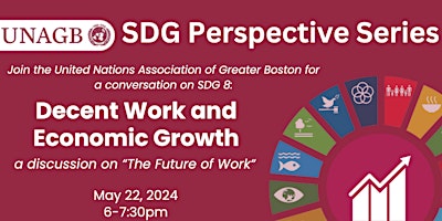 SDG Perspective Series SDG 8: Decent Work & Economic Growth primary image