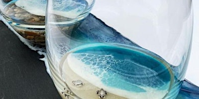 Immagine principale di Beachy Resin Wine Glass Workshop 