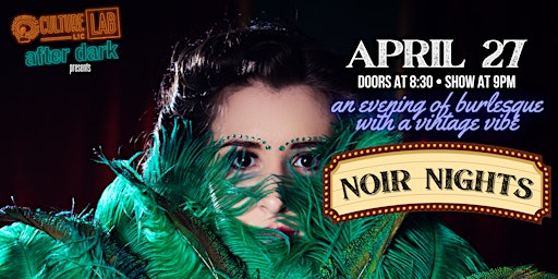 Primaire afbeelding van Culture Lab After Dark presents Noir Nights: Villains!