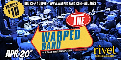 Imagem principal do evento The Warped Band - LIVE at Rivet!