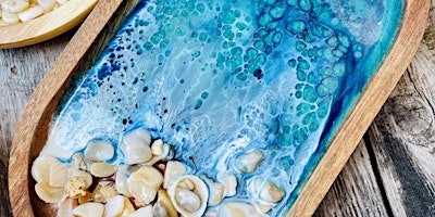 Ocean Resin Wood Trays primary image