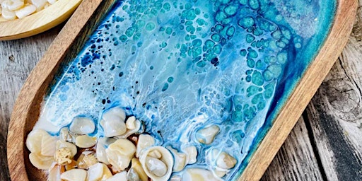 Ocean Resin Wood Trays