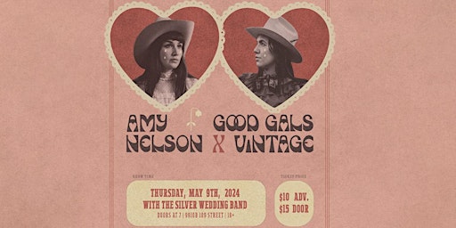 Imagem principal do evento Sad Gals Tour  feat. Amy Nelson & Good Gals Vintage