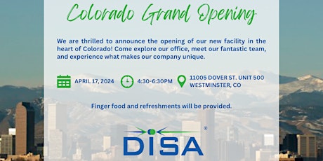 Disa Colorado Grand Opening