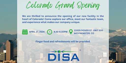 Hauptbild für Disa Colorado Grand Opening