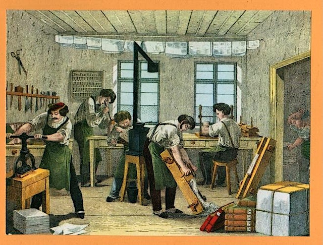 Image principale de Tour of a working 1890's Bookbindery in Troy, N.Y.