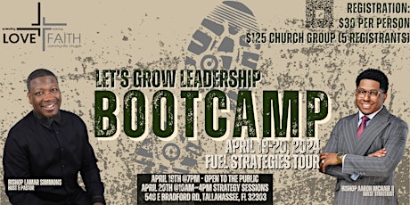 Let's Grow Leadership Bootcamp presents "FUEL Strategies Tour"