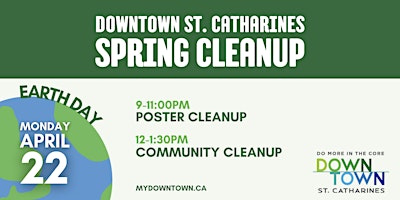 Imagem principal de St. Catharines Downtown Earth Day Community Cleanup