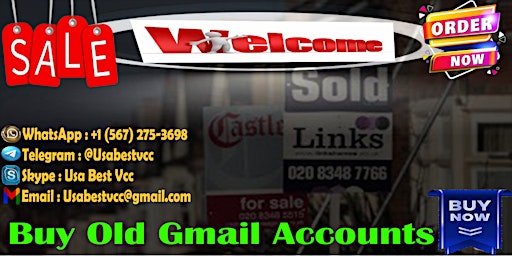 Primaire afbeelding van By Best 8  website to Buy old Gmail Accounts in Bulk USA