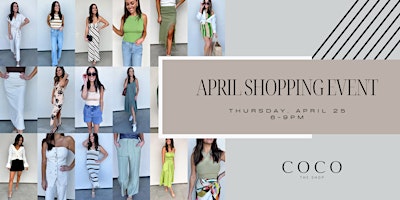 April Shopping Event primary image