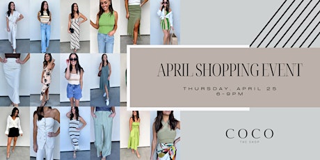 April Shopping Event