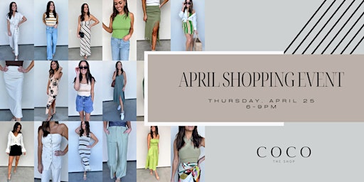 Image principale de April Shopping Event