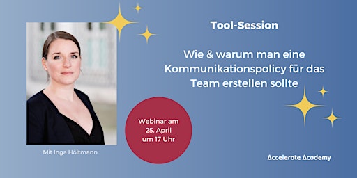 Hauptbild für Tool-Session: Kommunikationspolicy