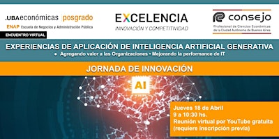 Image principale de Experiencias de APLICACIÓN DE INTELIGENCIA ARTIFICIAL GENERATIVA