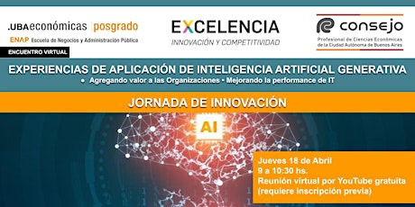 Primaire afbeelding van Experiencias de APLICACIÓN DE INTELIGENCIA ARTIFICIAL GENERATIVA