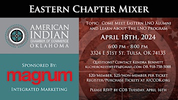 Image principale de Eastern Chapter Mixer