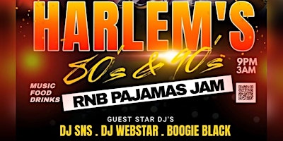 80’s 90’s r&b pajama jam primary image