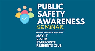 Primaire afbeelding van Public Safety Seminar with Dr. Bryan Kuhn