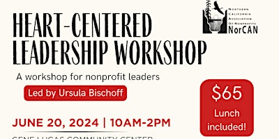 Imagem principal do evento Heart-Centered Leadership Workshop with Ursula Bischoff