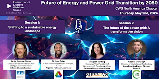 Primaire afbeelding van Future of Energy and Power Grids by 2050 Webinar-ICWS North America Chapter