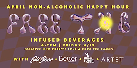 Happy Hour with free tasting of T*H*C-infused drinks