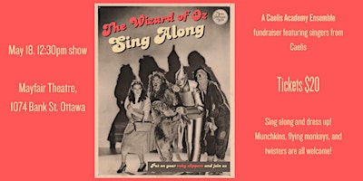 Imagem principal do evento The Wizard of Oz Sing-Along