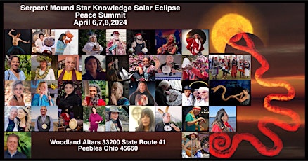 Serpent Mound Star Knowledge New Moon, Solar Eclipse Spring Peace Summit primary image