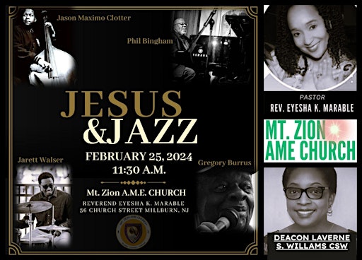 Collection image for Jesus and Jazz at Mt Zion AME