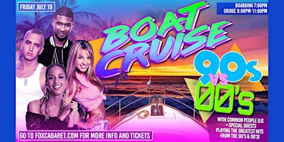 90s vs 00s Boat Cruise! primary image