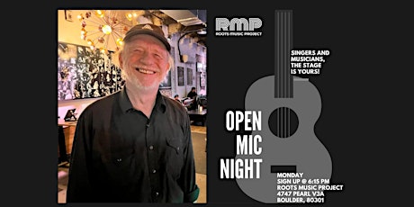 Hauptbild für Open Mic with Steve Koppe at Roots Music Project