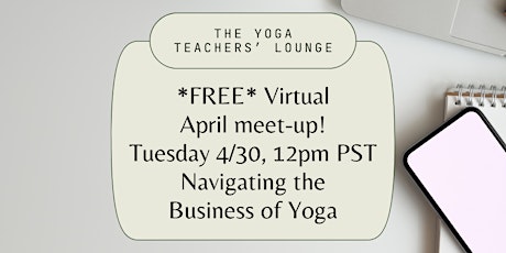 *Free* Masterclass: Navigating the Business of Yoga