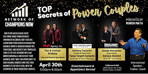 Hauptbild für Network of Champions Now - Top Secrets of Power Couples