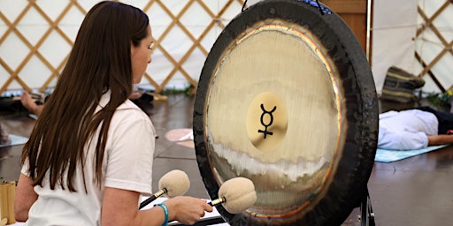 Healing Sound journey with gong, singing bowls, drum, chimes & tuning forks primary image