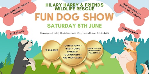 Imagen principal de Fun Dog Show - Hilary Harry & Friends Wildlife Rescue