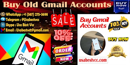 Imagem principal do evento Top 3 Sites to Buy Old Gmail Accounts 2024's Best Picks!