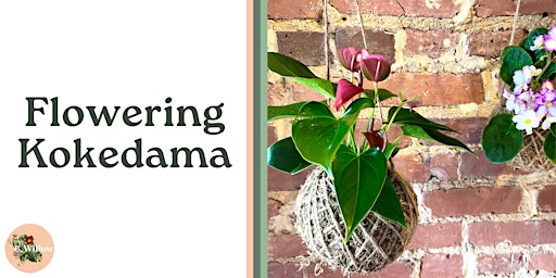 Flowering Kokedama Workshop primary image