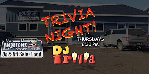 DJ Trivia - Thursdays at Barnum Muni