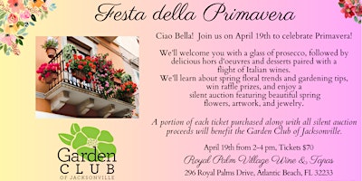 Hauptbild für Wine & Flowers: Festa della Primavera