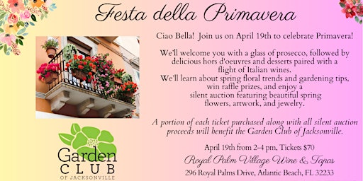 Imagen principal de Wine & Flowers: Festa della Primavera