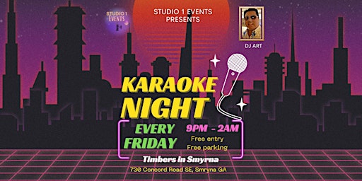 Imagem principal de Friday Night Karaoke @ Timbers Smyrna