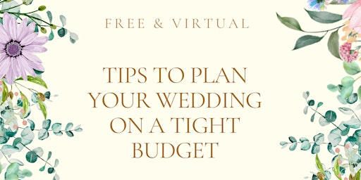 Tips to Plan your Wedding on a Tight Budget primary image