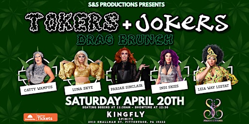 Tokers and Jokers Drag Brunch at Kingfly Spirits! primary image