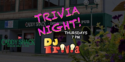 Imagem principal do evento DJ Trivia - Thursdays at The Caddy Shack