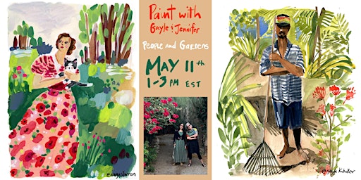 Imagen principal de Paint with Gayle & Jennifer - People and Gardens