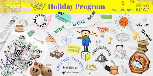 AJ Studio's Famous STEAM Holiday Program primary image